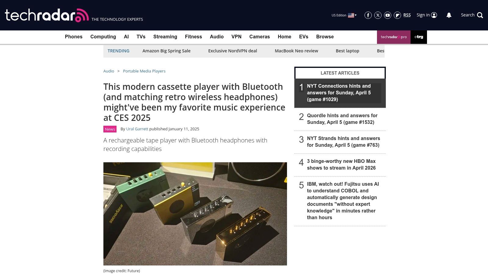 Screenshot from https://www.techradar.com/audio/portable-media-players/this-modern-cassette-player-with-bluetooth-and-matching-retro-wireless-headphones-mightve-been-my-favorite-music-experience-at-ces-2025